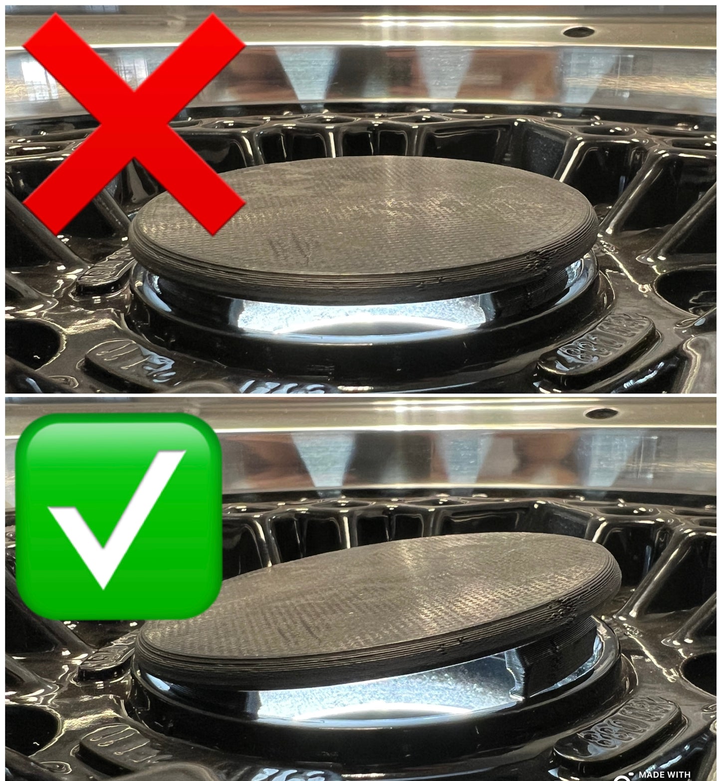 BBS Mahle Porsche Center Caps 72mm