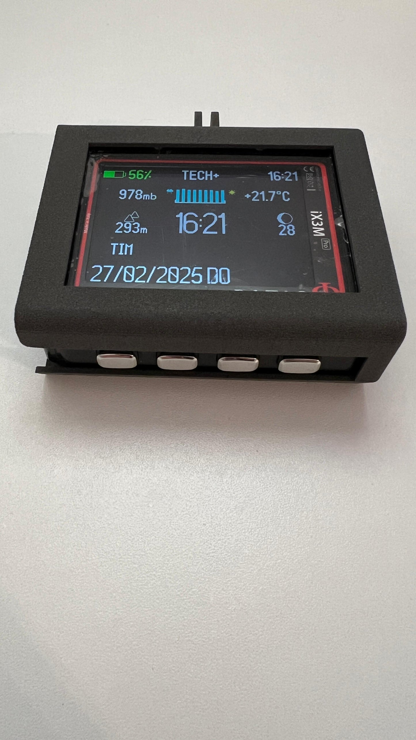 Case with GoPro mount for Ratio iX3M (Pro) dive computer