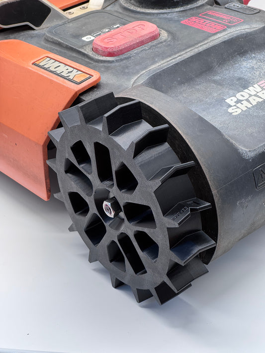 Nahaufnahme Worx Landroid Rad