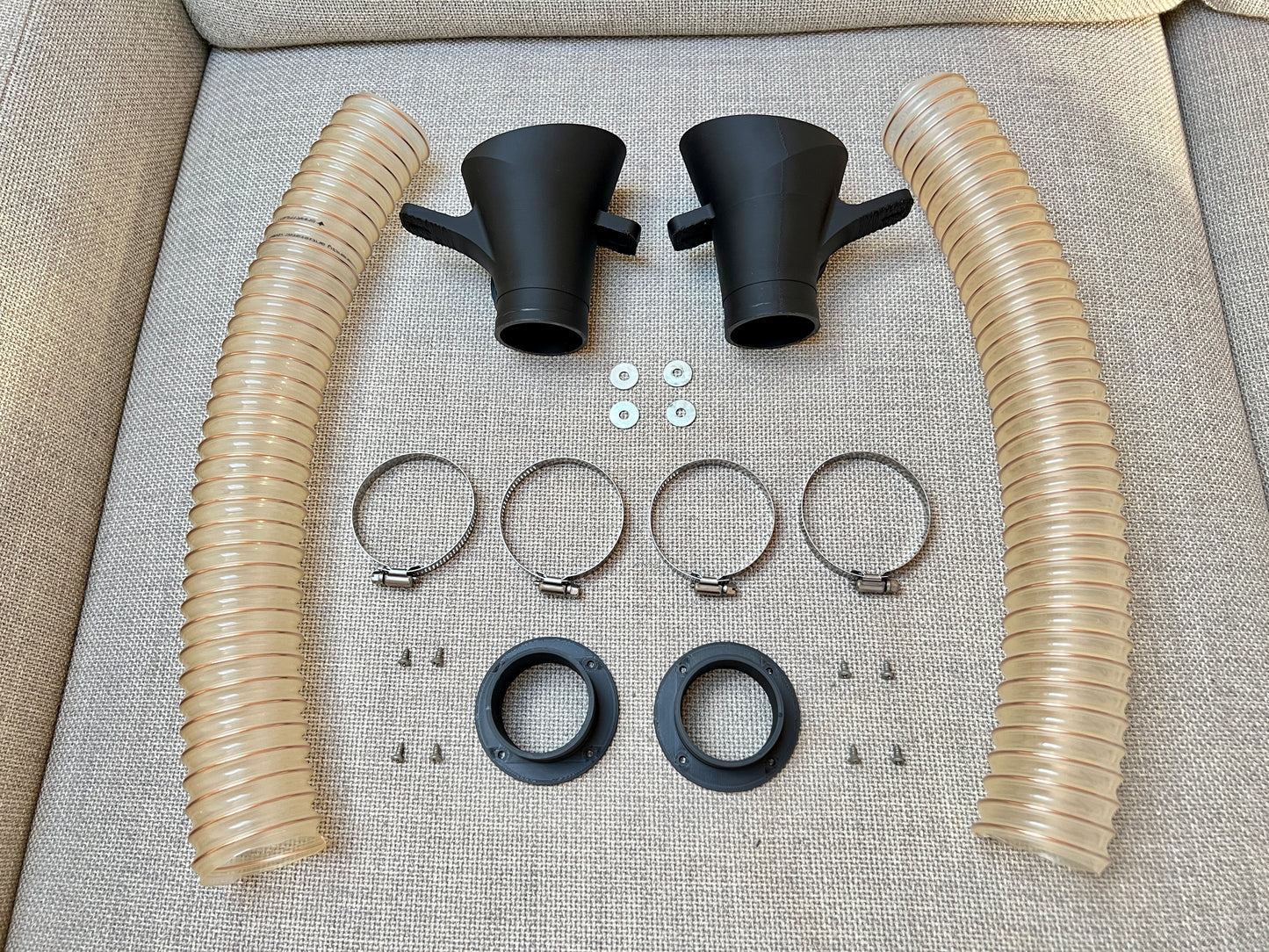 Brake cooling kit for Renault Clio 2 RS Ph 2/3