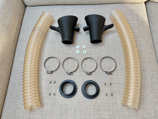 Bremsenkühlung Set für Renault Clio 2 RS Phase 2/3