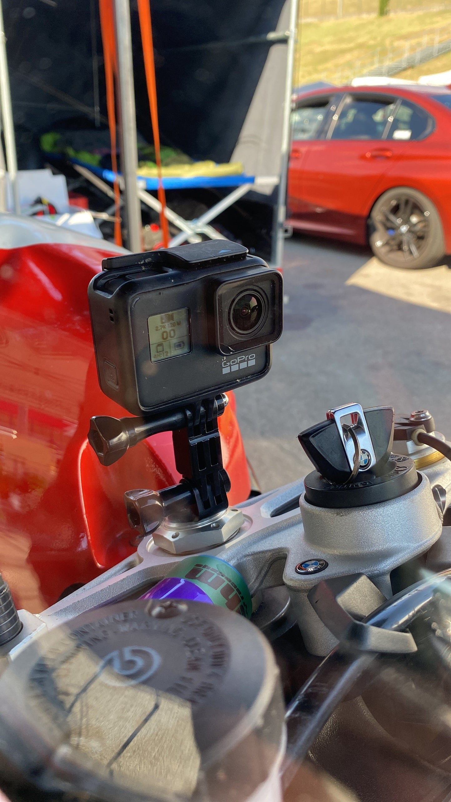 Motorcycle Laptimer/Gopro Mount