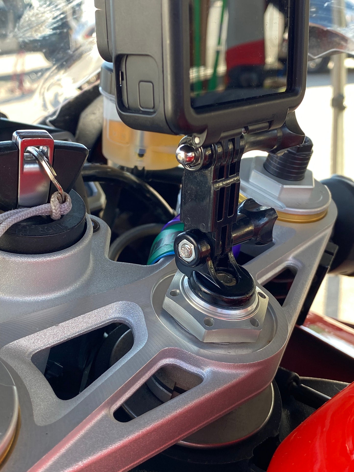 Motorcycle Laptimer/Gopro Mount