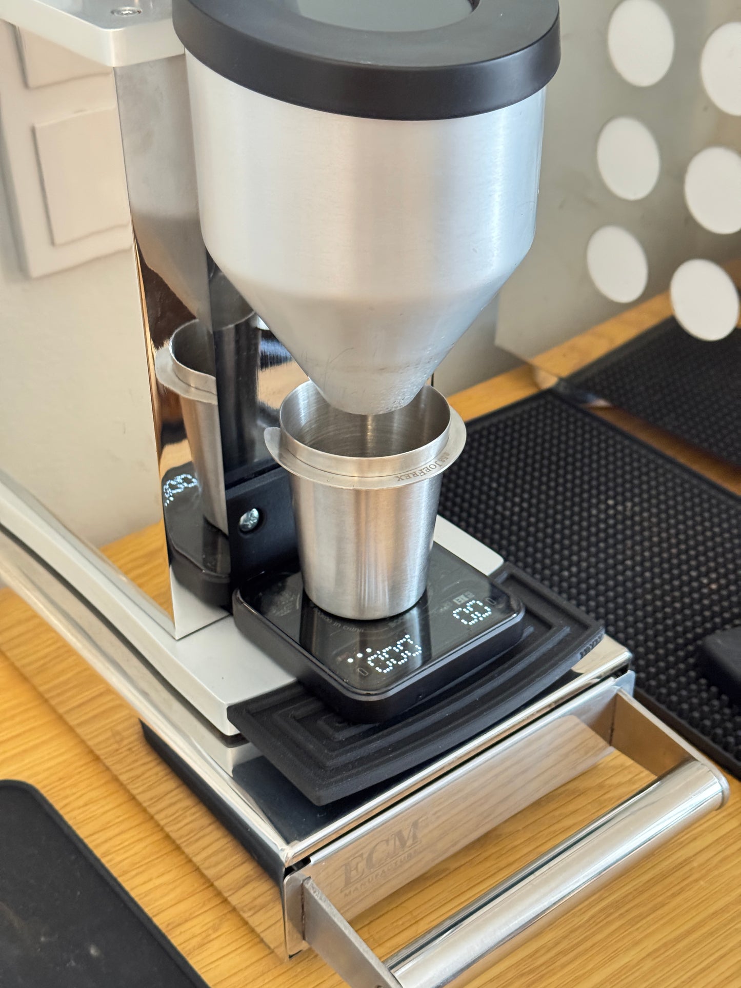 Ablage für Rocket Faustino (alt V1 & neu 3.1/V2) Espresso-/Kaffeemühle